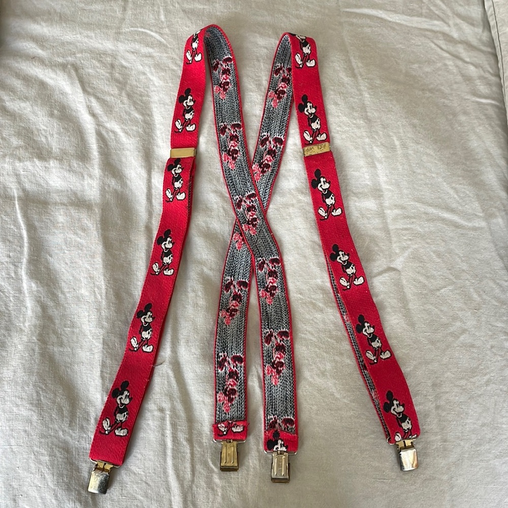 Vintage Mickey Mouse Suspenders